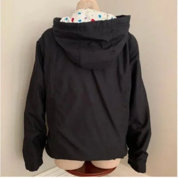 Kim Rogers Vintage Full Front Zip Hooded Jacket Navy Size Medium - Picture 2 of 5